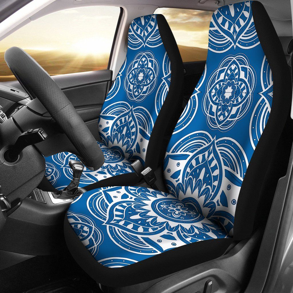 Los Angeles Dodgers Fans Mandala Pattern Auto Seat Covers