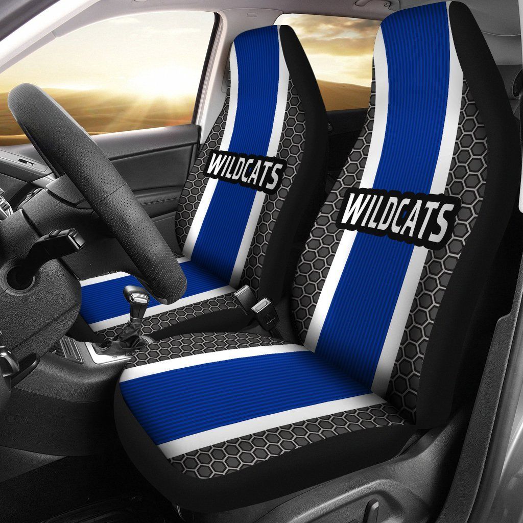 Kentucky Wildcats Wildcats Inspired Sports Stripe Auto Seat Covers SUV Truck College Basketball (2