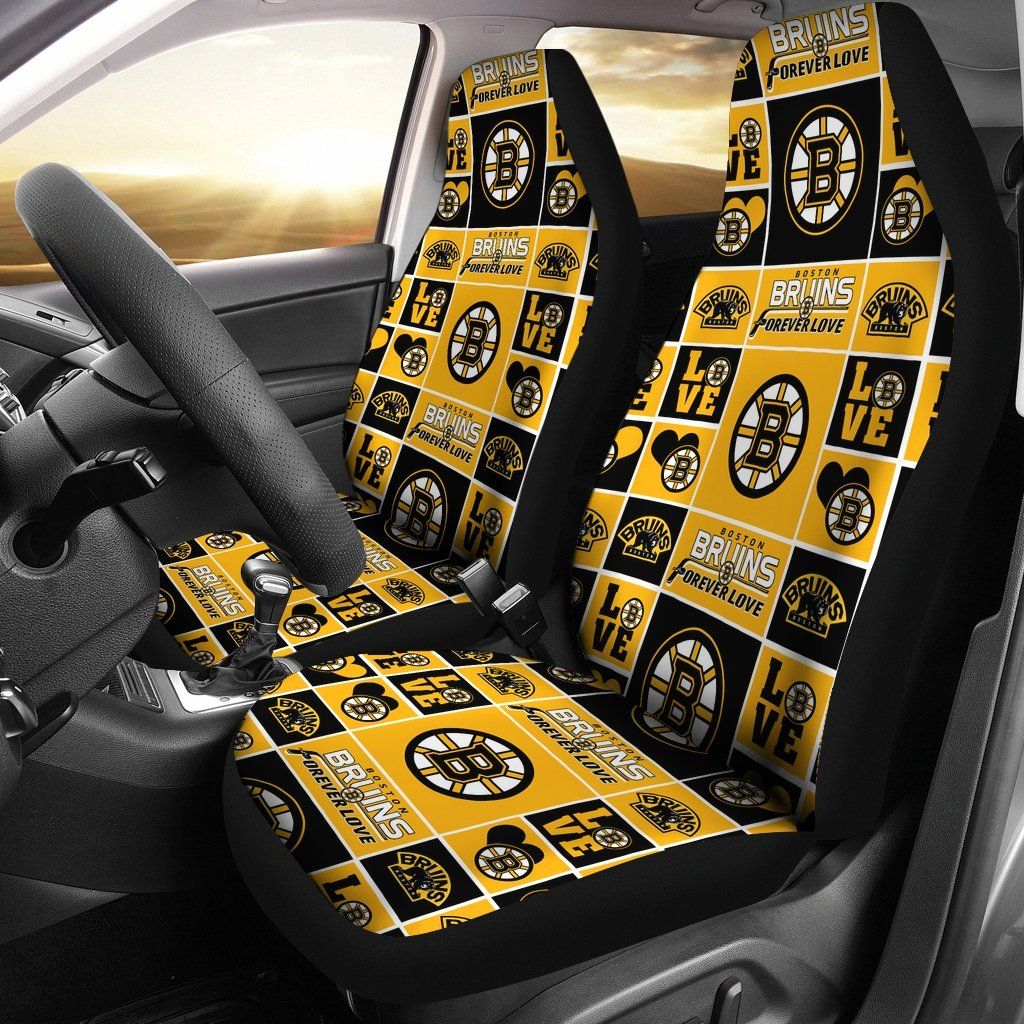 Boston Bruins Car Seat Covers