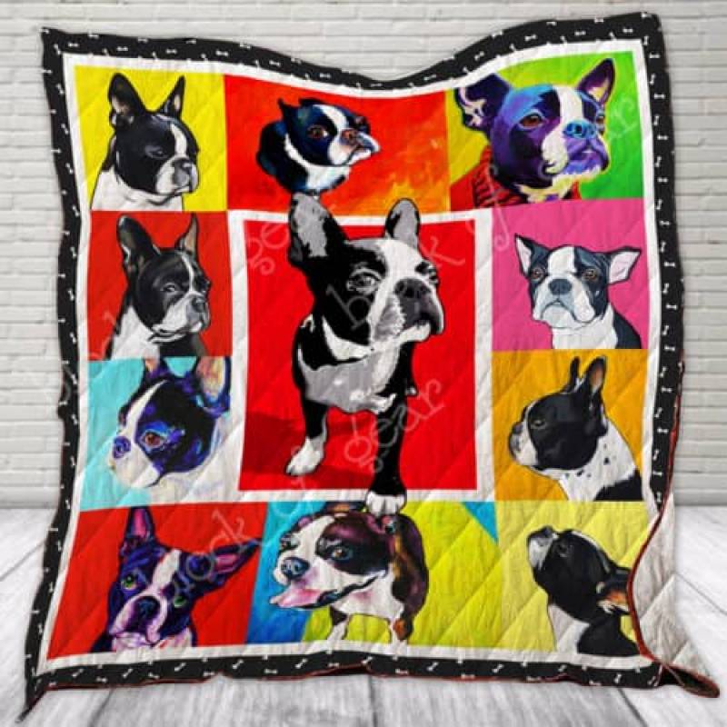 Boston Terrier Quilt Th564b Block Of Gear?