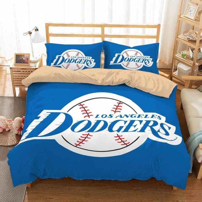 3D Customize Los Angeles Dodgers Bedding Set Duvet Cover Set Bedroom Set Bedlinen