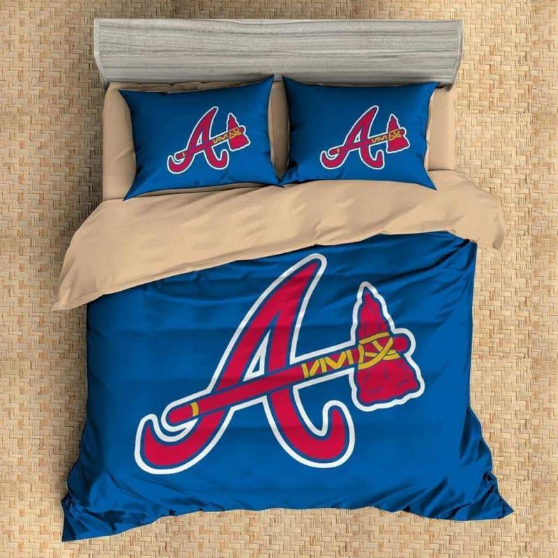 3D Customize Atlanta Braves Bedding Set Duvet Cover Set Bedroom Set Bedlinen 1