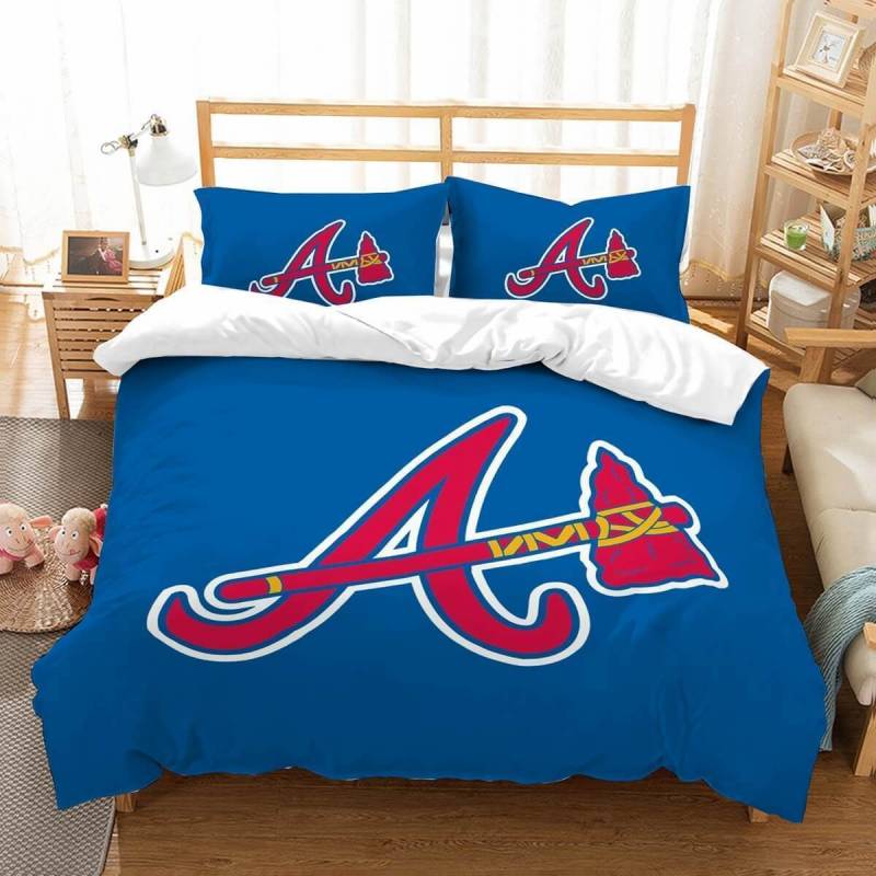 3D Customize Atlanta Braves Et Bedroomet Bed 3D Customize Bedding Set Duvet Cover Set Bedroom Set Bedlinen