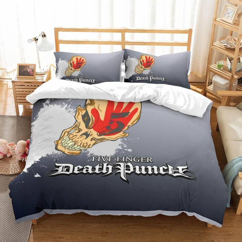 3D Customize Five Finger Death Punch Et Bedroomet Bed 3D Customize Bedding Set Duvet Cover Set Bedroom Set Bedlinen