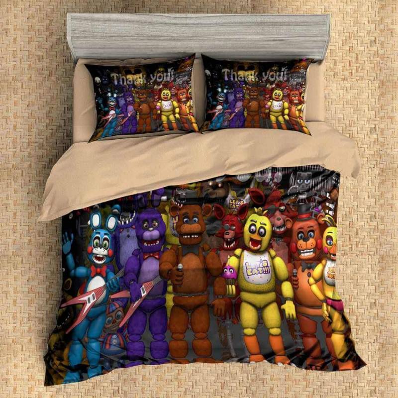 3D Customize Five Nights At Freddy’s Bedding Set Duvet Cover Set Bedroom Set Bedlinen