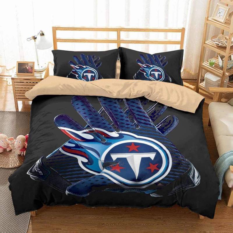 3D Customize Tennessee Titans Bedding Set Duvet Cover Set Bedroom Set Bedlinen