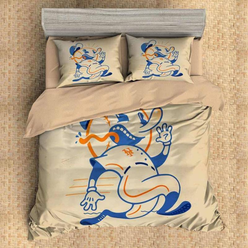 3D Customize New York Mets Bedding Set Duvet Cover Set Bedroom Set Bedlinen