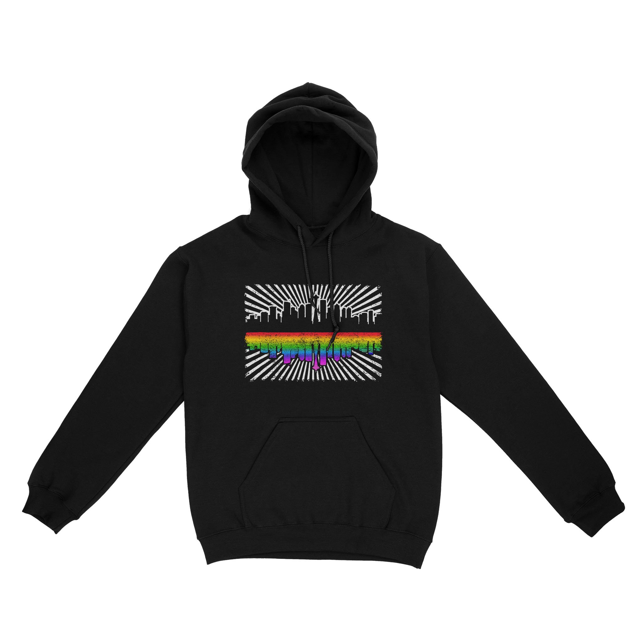 Gift For Lgbt – Seattle Gay Pride Shirt Rainbow Skyline – Standard Hoodie