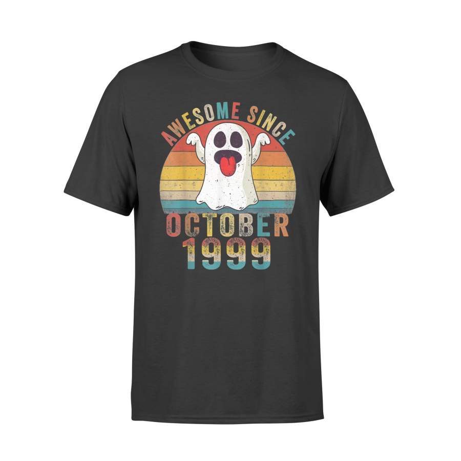 Awesome Since October 1999 Birthday Gift Boo Ghost Halloween T-Shirt – Standard T-shirt