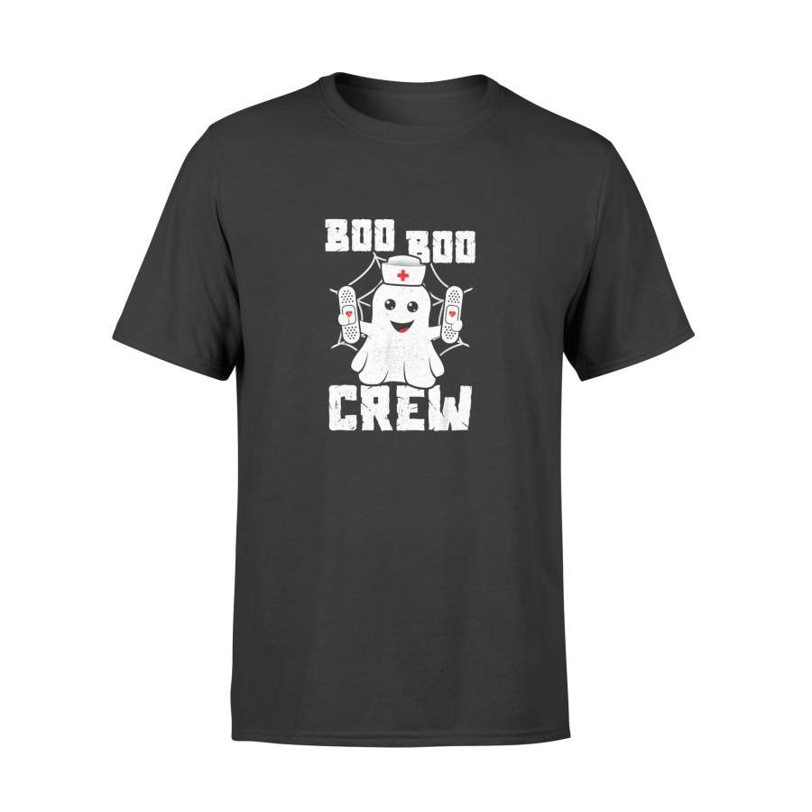 Halloween gift idea Boo Boo Crew Ghost Nurse Costume Girls Funny T-Shirt – Standard T-shirt