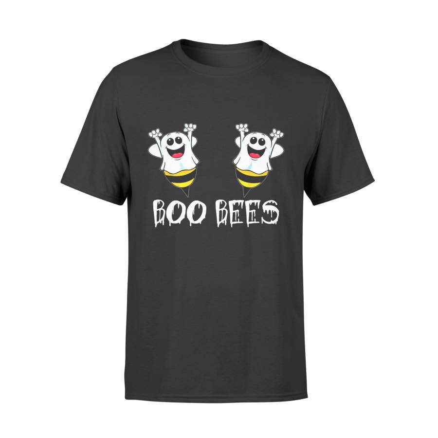 Halloween gift idea Boo Bees Ghost Bee Here For The Boos T-Shirt – Standard T-shirt