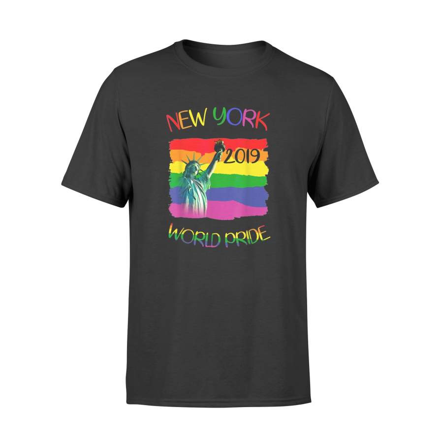 LGBT NYC World Pride 2019 Rainbow New York T-Shirt 2 – Standard T-shirt