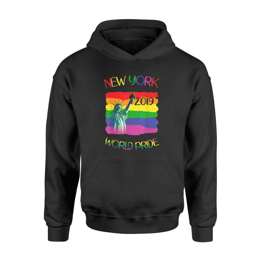 LGBT NYC World Pride 2019 Rainbow New York T-Shirt 2 – Standard Hoodie