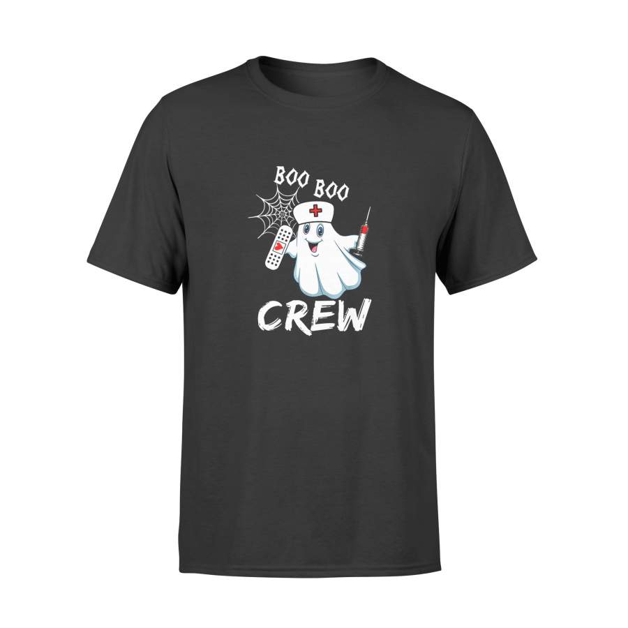 Haloween gift idea Boo BooCrew Nurse Ghost Funny Costume T-shirt 1 – Standard T-shirt