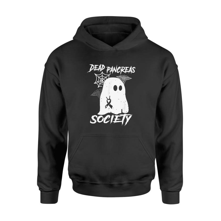 Halloween gift idea Diabetes Awareness Dead Pancreas Society Ghost T-Shirt – Standard Hoodie