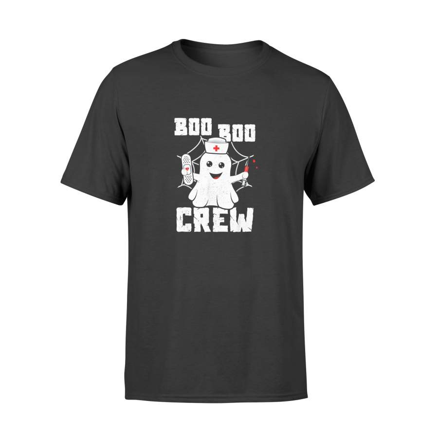 Halloween gift idea Boo Boo Crew Ghost Nurse Costume Girls Funny 3 T-Shirt – Standard T-shirt