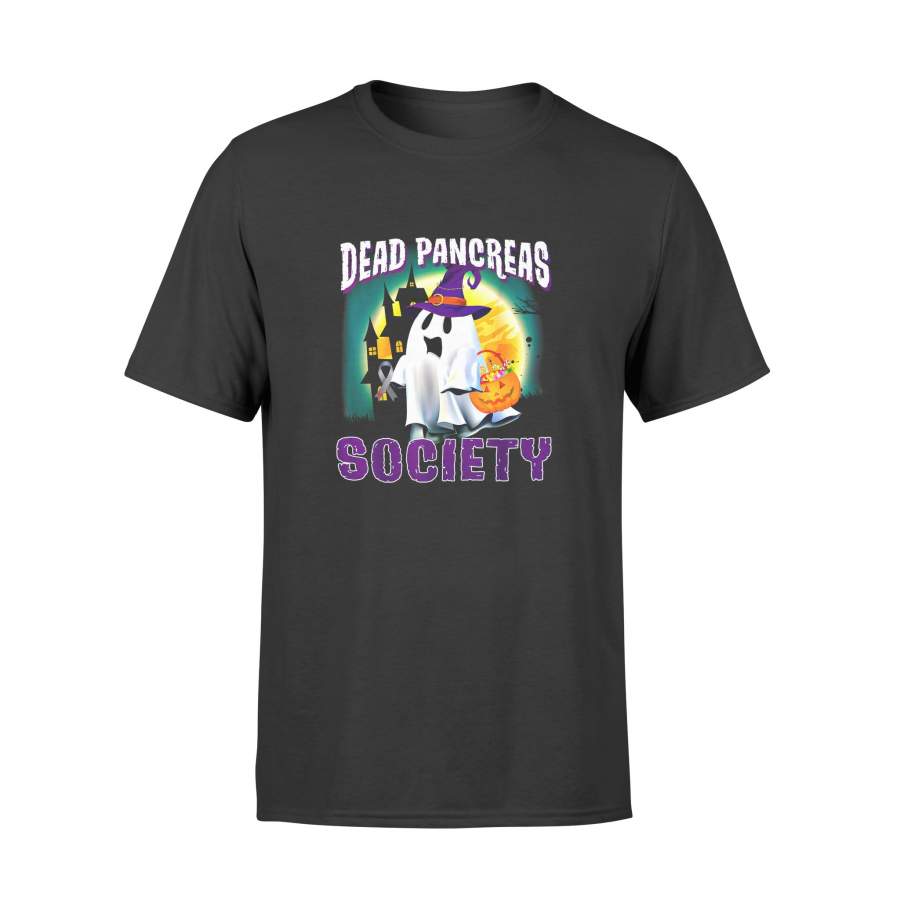 Halloween Dead Pancreas Society Diabetes Awareness tee Ghost T-Shirt – Standard T-shirt