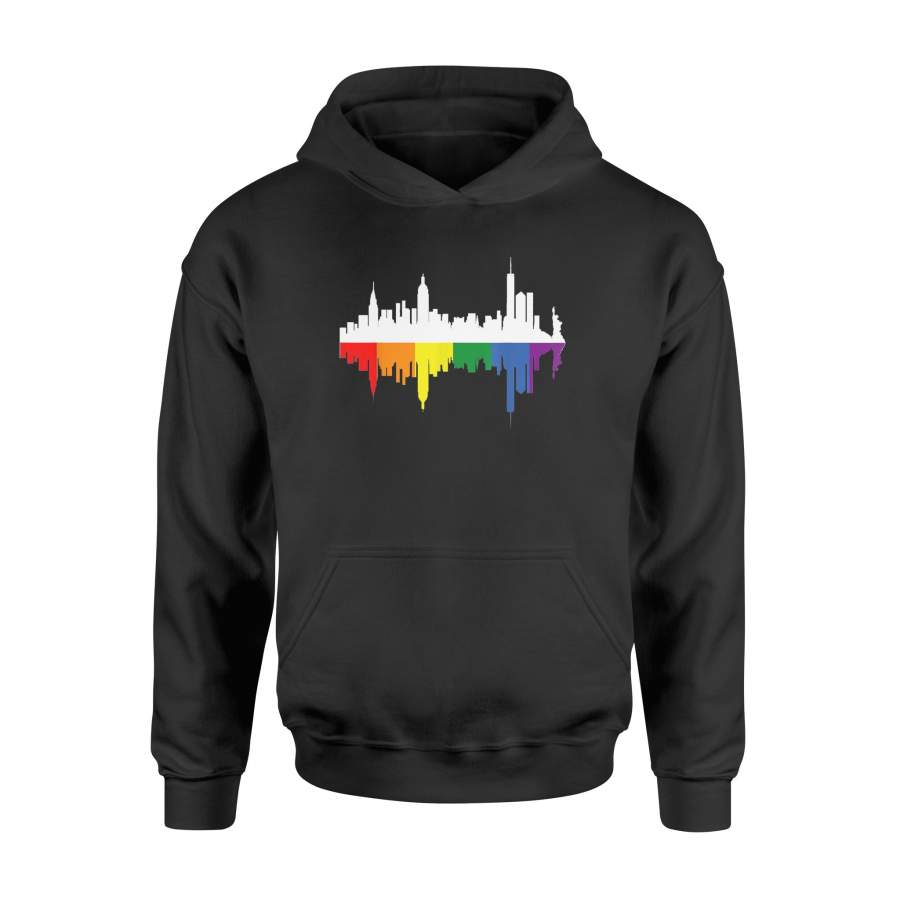 LGBT NYC World Pride 2019 Rainbow New York T-Shirt – Standard Hoodie