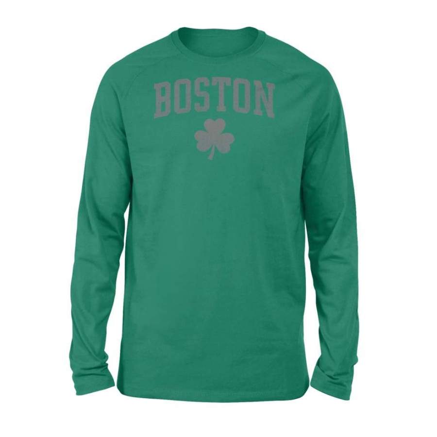 Boston, St Patrick’s Shamrock – Standard Long Sleeve