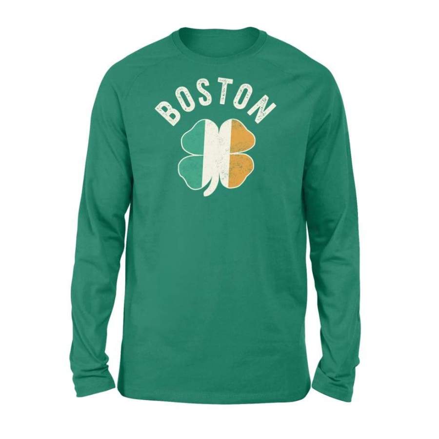 Boston Shamrock – Irish St Patrick’s Day Celtic – Standard Long Sleeve