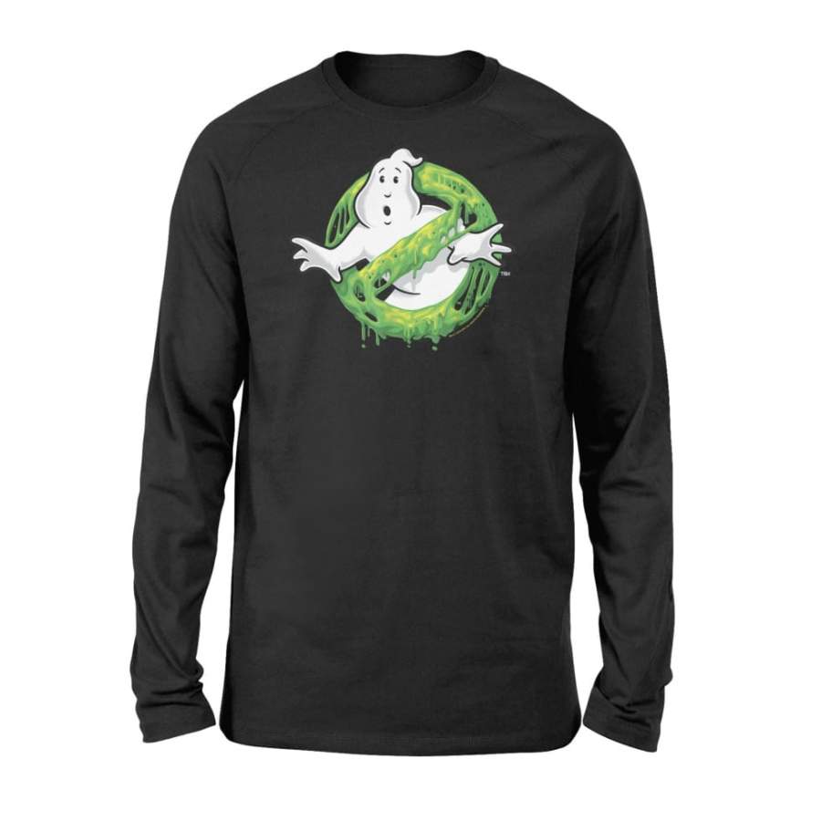 Ghostbusters Classic Slime Ghost Logo Graphic – Standard Long Sleeve