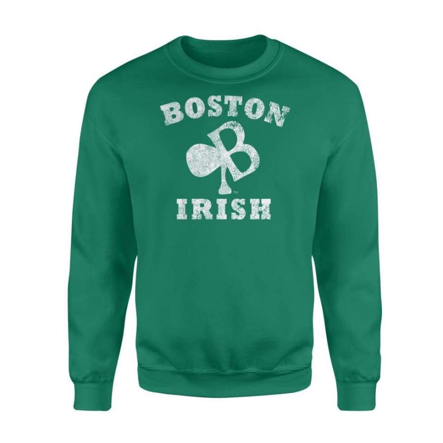 Boston Irish Classic Hood – Standard Fleece Sweatshirt