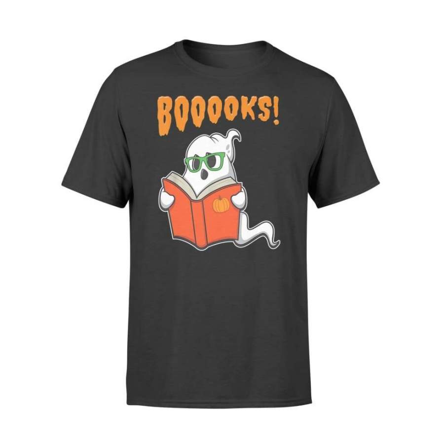 Funny Teacher Halloween Gift – Ghost Books Reading Class – Standard T-shirt