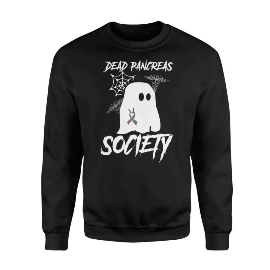 Dead Pancreas Society Cute Boo Ghost Halloween – Standard Fleece Sweatshirt