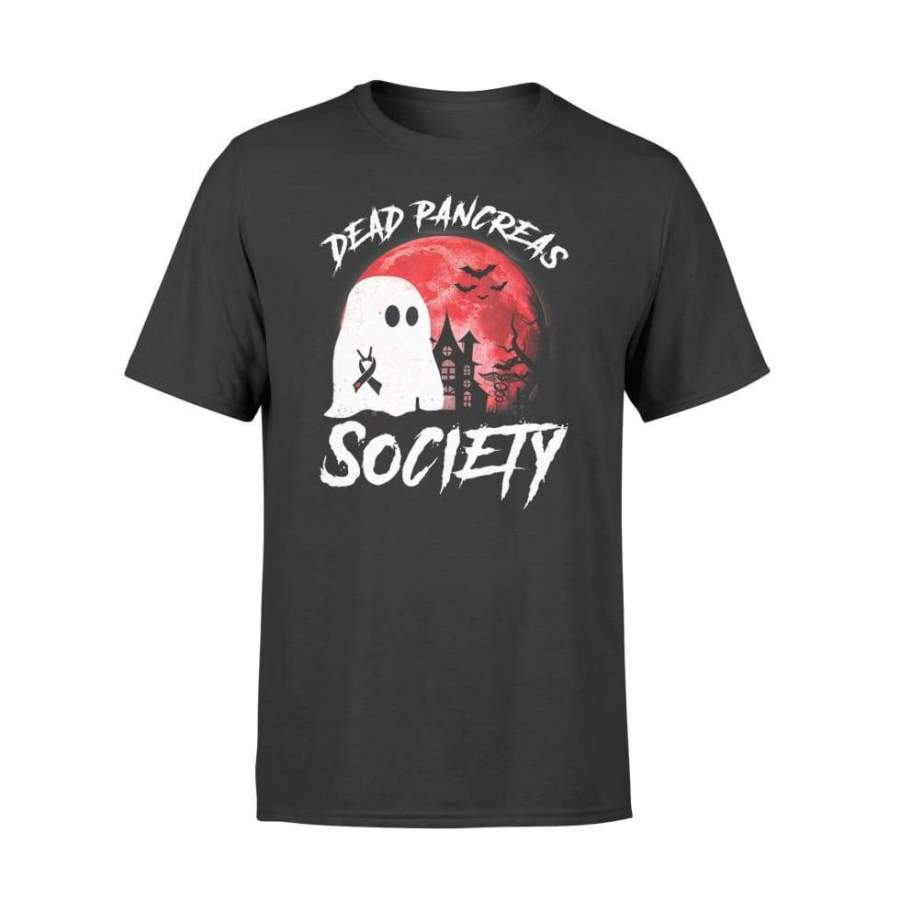 Diabetes Awareness Halloween Ghost Dead Pancreas Society Shirt Gift – Standard T-shirt