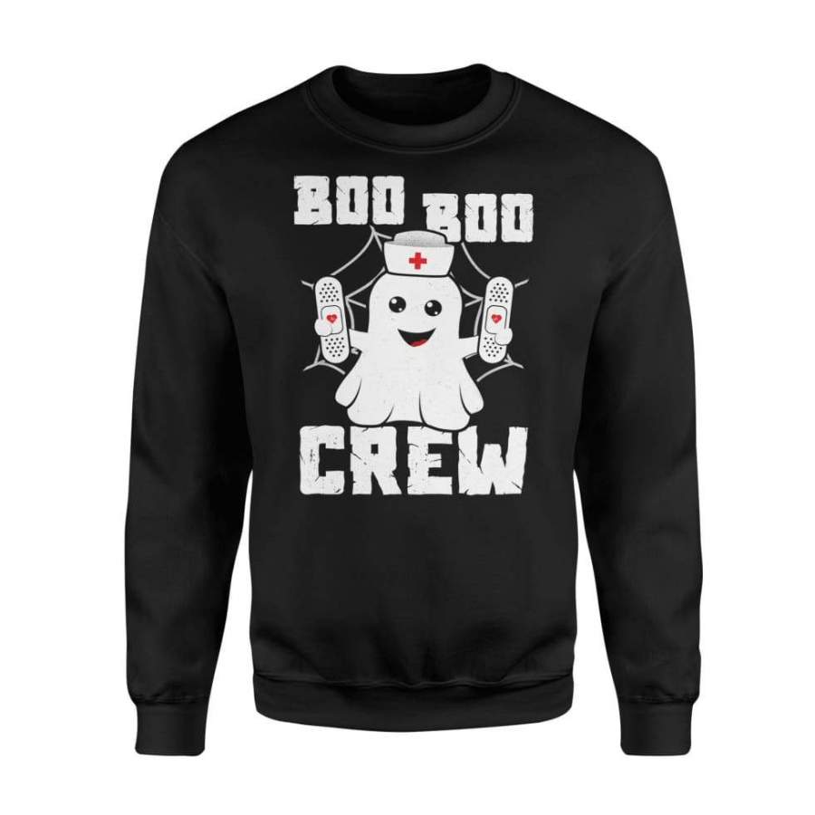 Boo Boo Crewghost Nurse Costume Girls Funny Halloween – Standard Fleece Sweatshirt