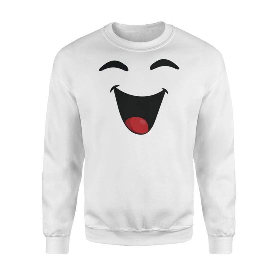 Happy Ghost Face Halloween Ghosts Ghost – Standard Fleece Sweatshirt