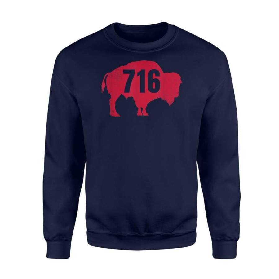 716 Area Code Buffalo New York BFLO WNY – Standard Fleece Sweatshirt