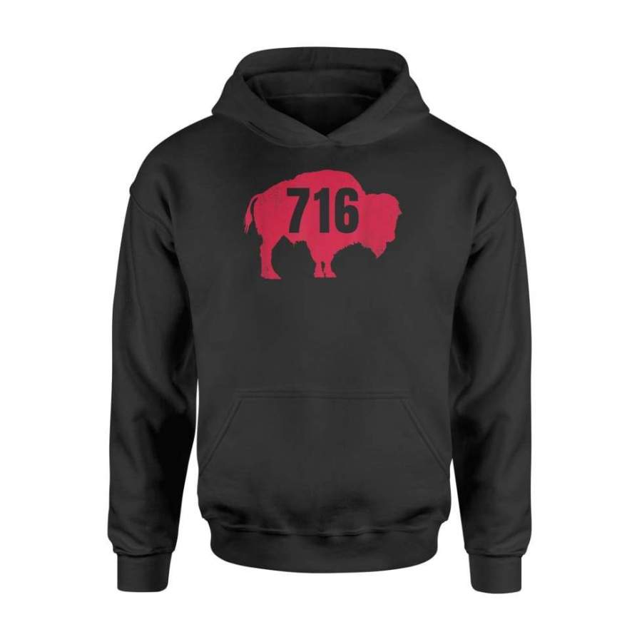 716 Area Code Buffalo New York BFLO WNY – Standard Hoodie