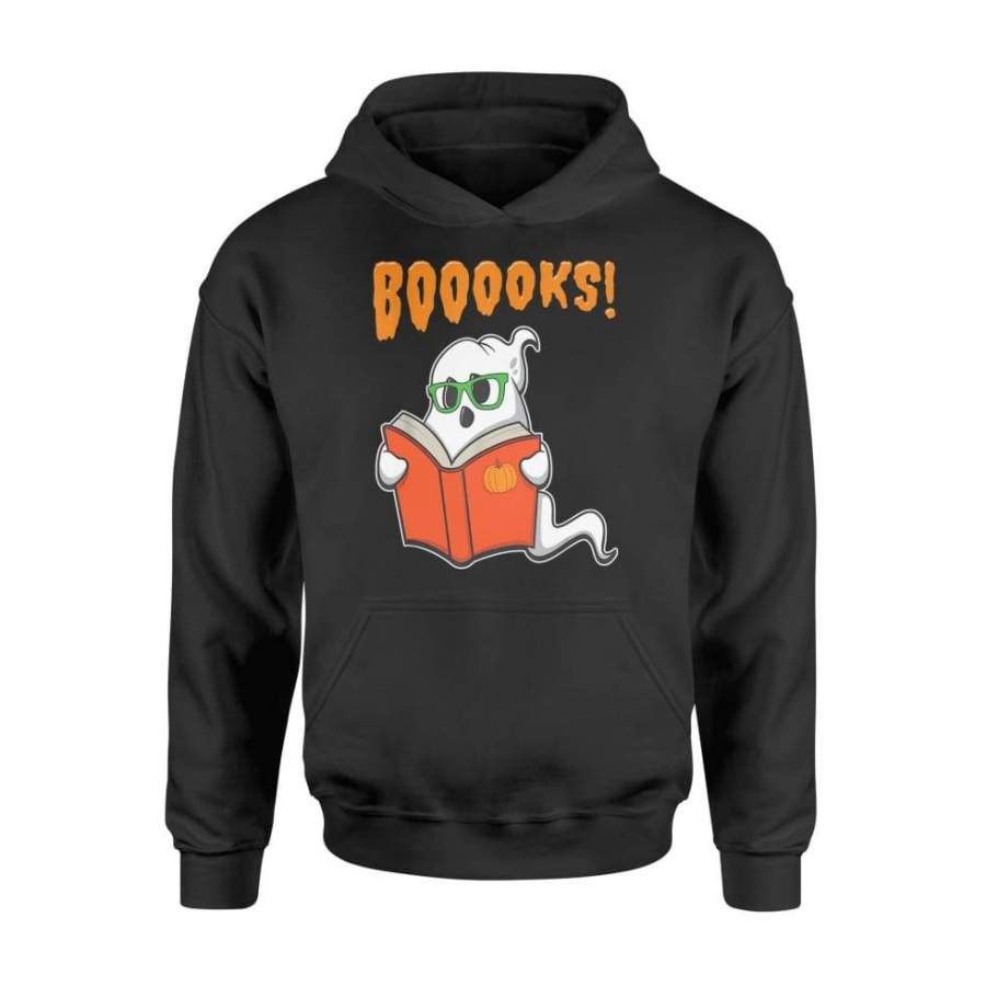 Funny Teacher Halloween Gift – Ghost Books Reading Class – Standard Hoodie