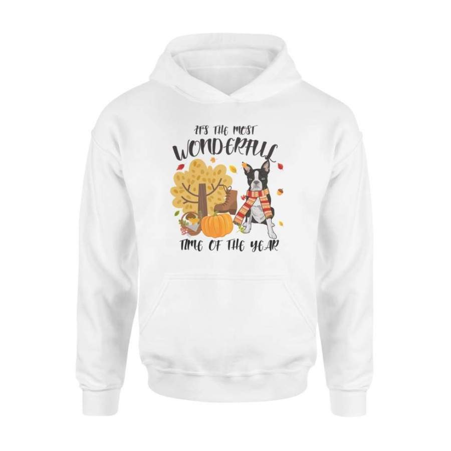 It’s The Most Wonderful Time Of The Year Boston Terrier Dog – Standard Hoodie