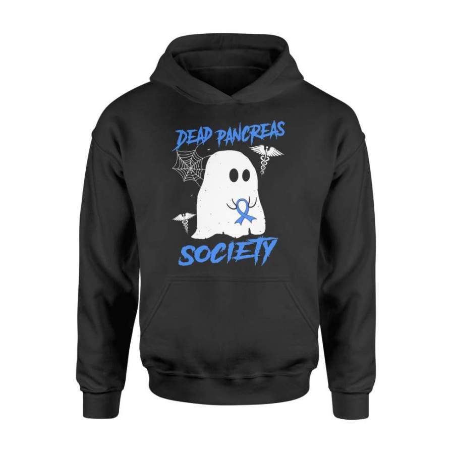 Dead Pancreas Society Diabetes Awareness Halloween Ghost Shirt Gift – Standard Hoodie