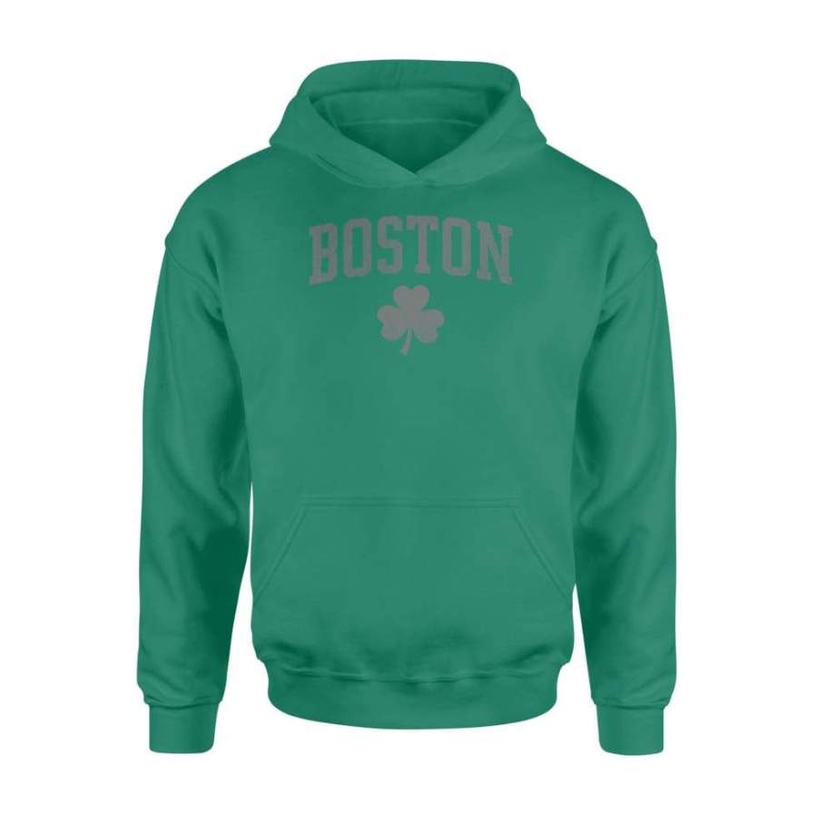 Boston, St Patrick’s Shamrock – Standard Hoodie