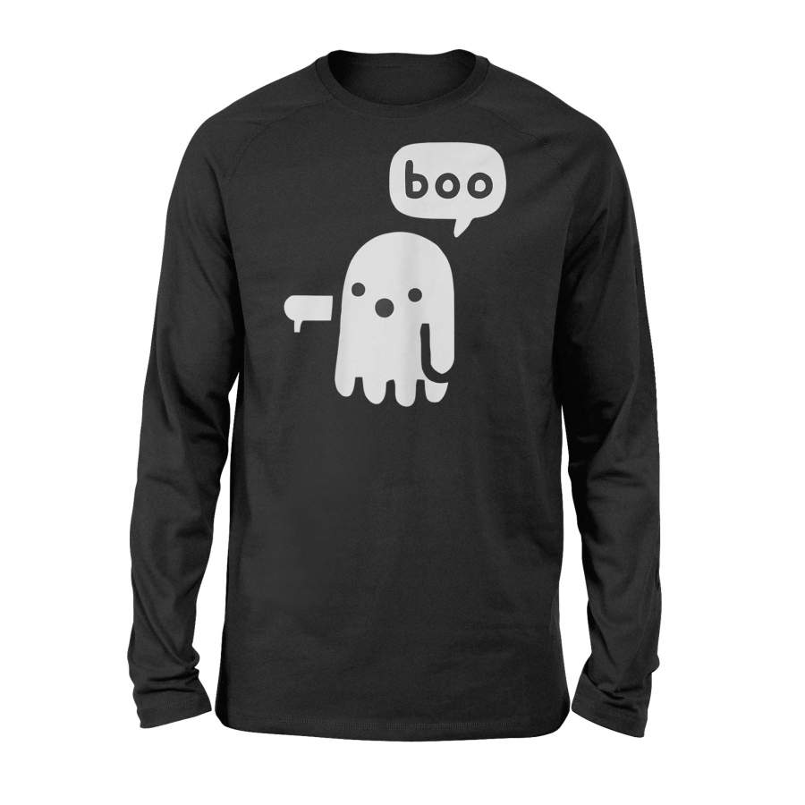 Disapproving Ghost – Boo Ghost – Premium Long Sleeve