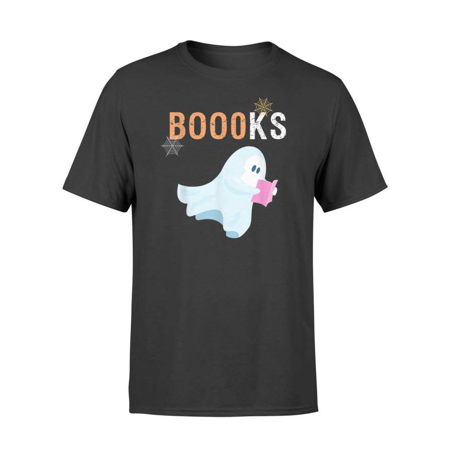 Halloween Ghost Reading Booooks T-Shirt – Standard T-shirt