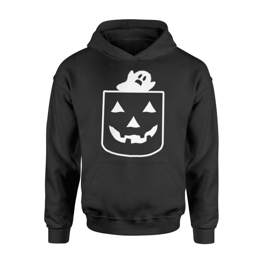 Funny JackoLantern Pumpkin pocket ghost SCARY boo! Halloween T-Shirt – Standard Hoodie