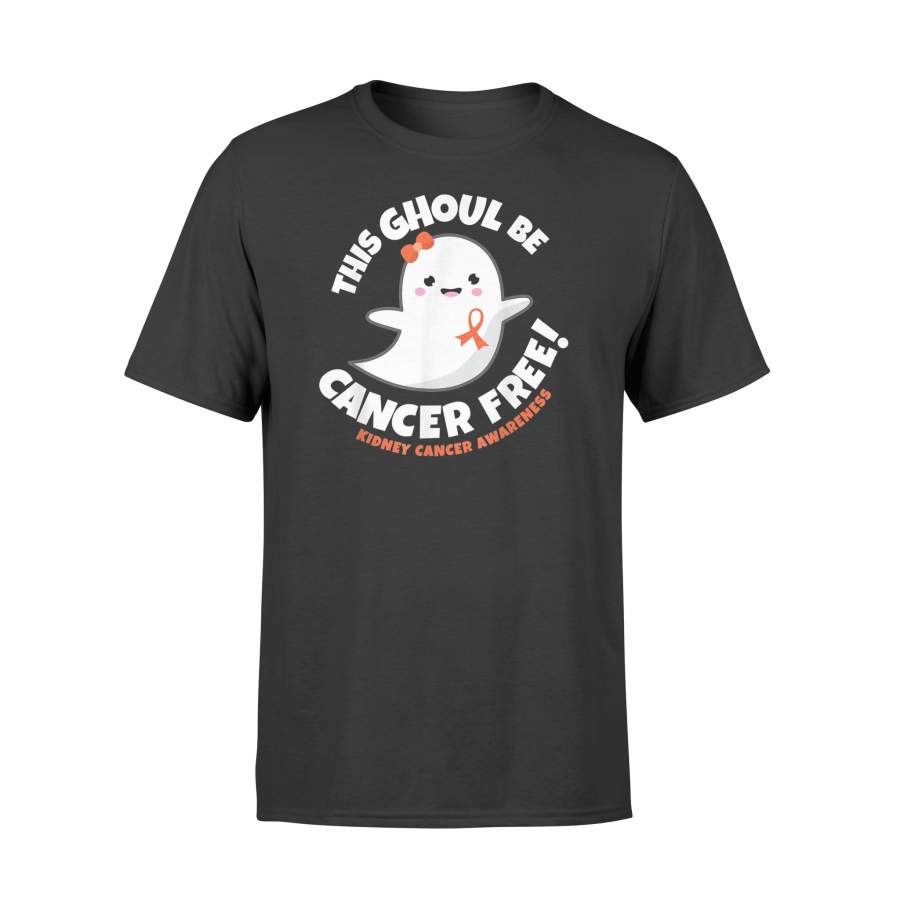 Kidney Cancer Free Survivor Halloween Cute Ghost Girl Gift T-Shirt – Standard T-shirt