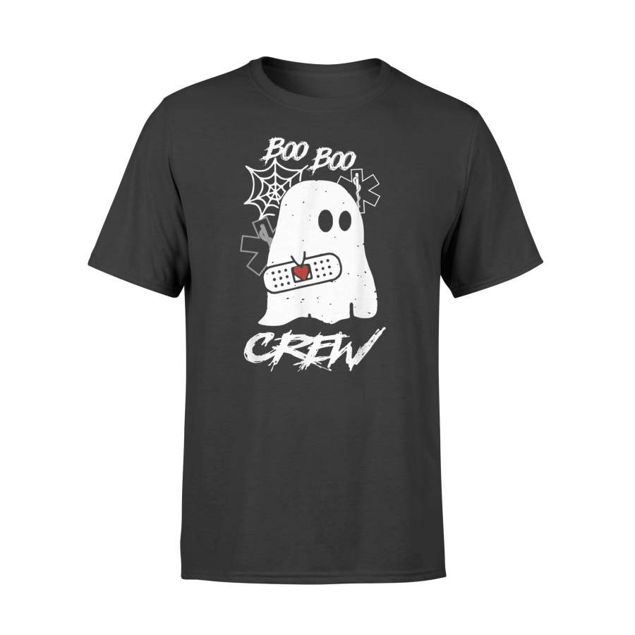 Boo Boo Crew Ghost Paramedic EMT EMS Nurse Halloween Funny – Premium T-shirt