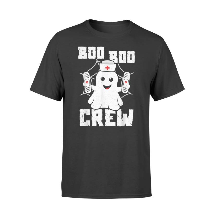 Boo Boo Crew Ghost Nurse Costume Girls Funny Halloween – Premium T-shirt