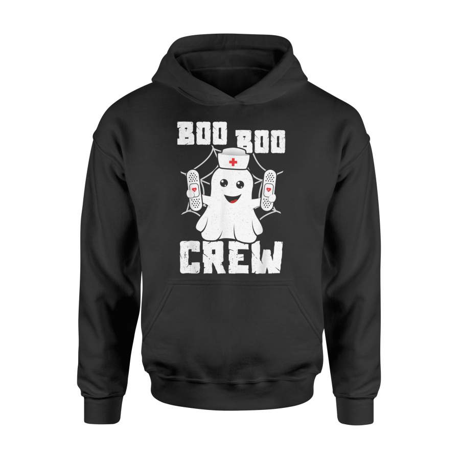 Boo Boo Crew Ghost Nurse Costume Girls Funny Halloween – Premium Hoodie