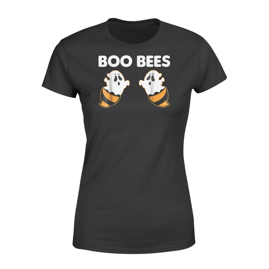 Boo Bees Ghost T Shirt Funny Halloween Beekeeper Costume – Standard Women’s T-shirt