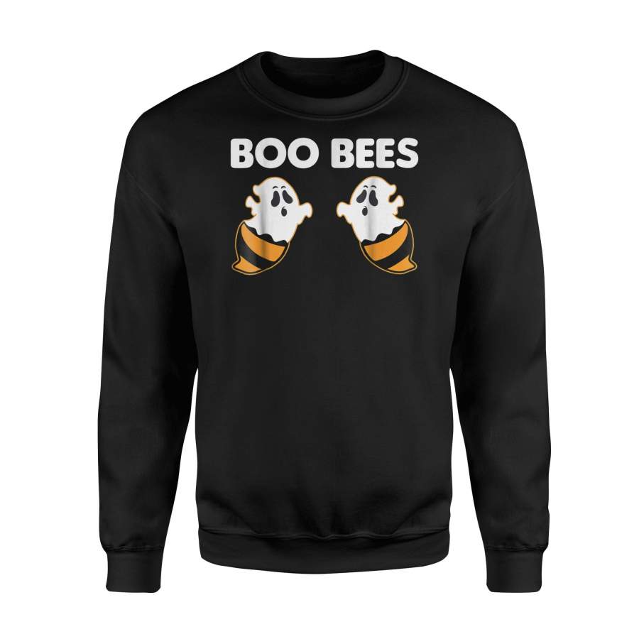 Boo Bees Ghost T Shirt Funny Halloween Beekeeper Costume – Standard Fleece Sweatshirt