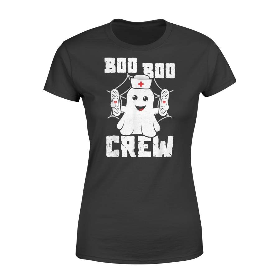 Boo Boo Crew Ghost Nurse Costume Girls Funny Halloween – Premium Women’s T-shirt