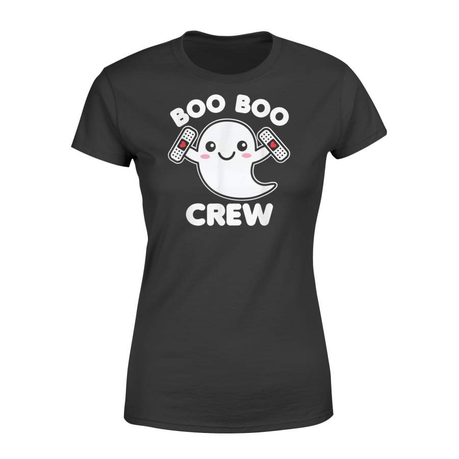 Boo Boo Crew Nurse Ghost Funny Kawaii Halloween Costume – Standard Women’s T-shirt