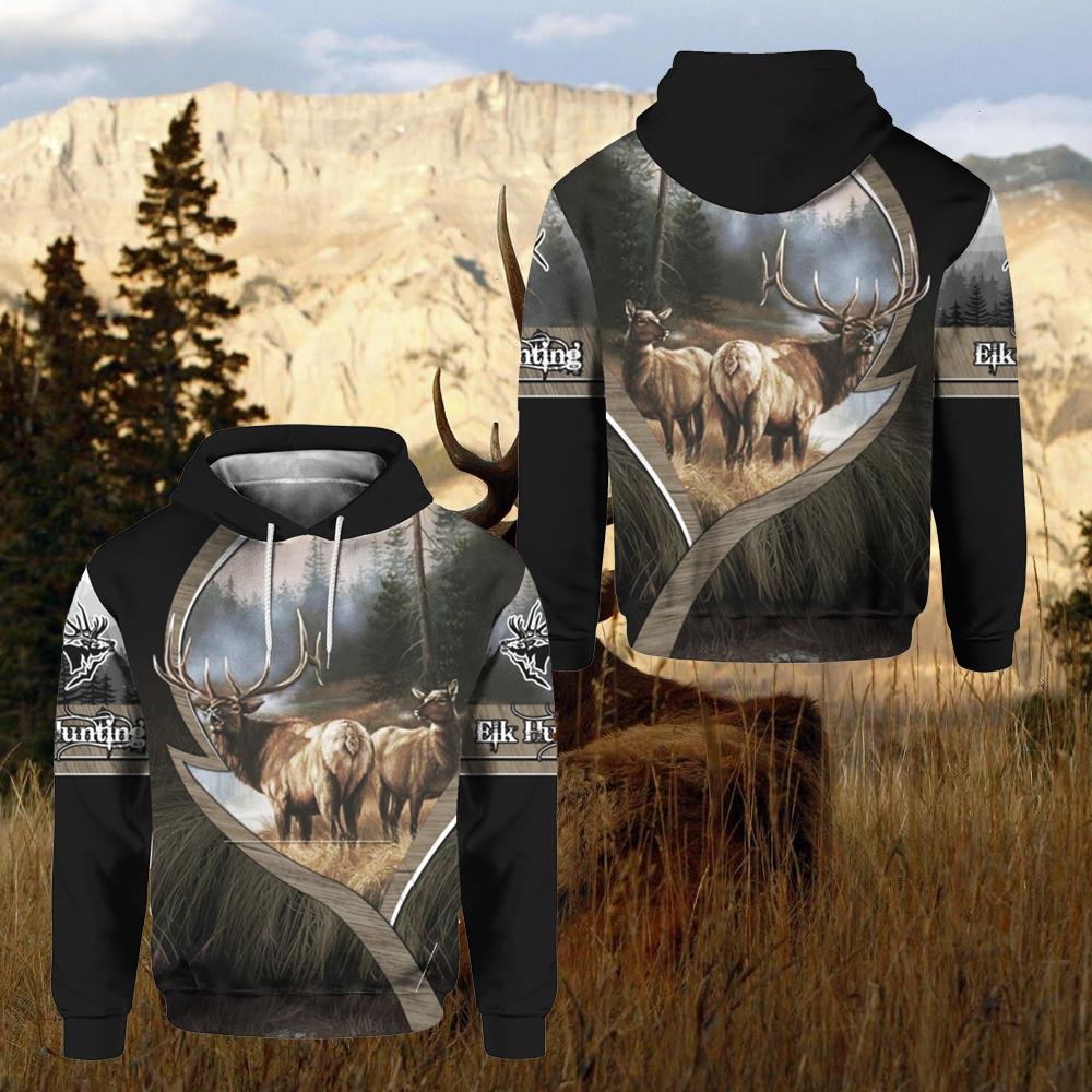 Elk Hunting Skin 3D All Over Print | Unisex | Adult | Ht5108