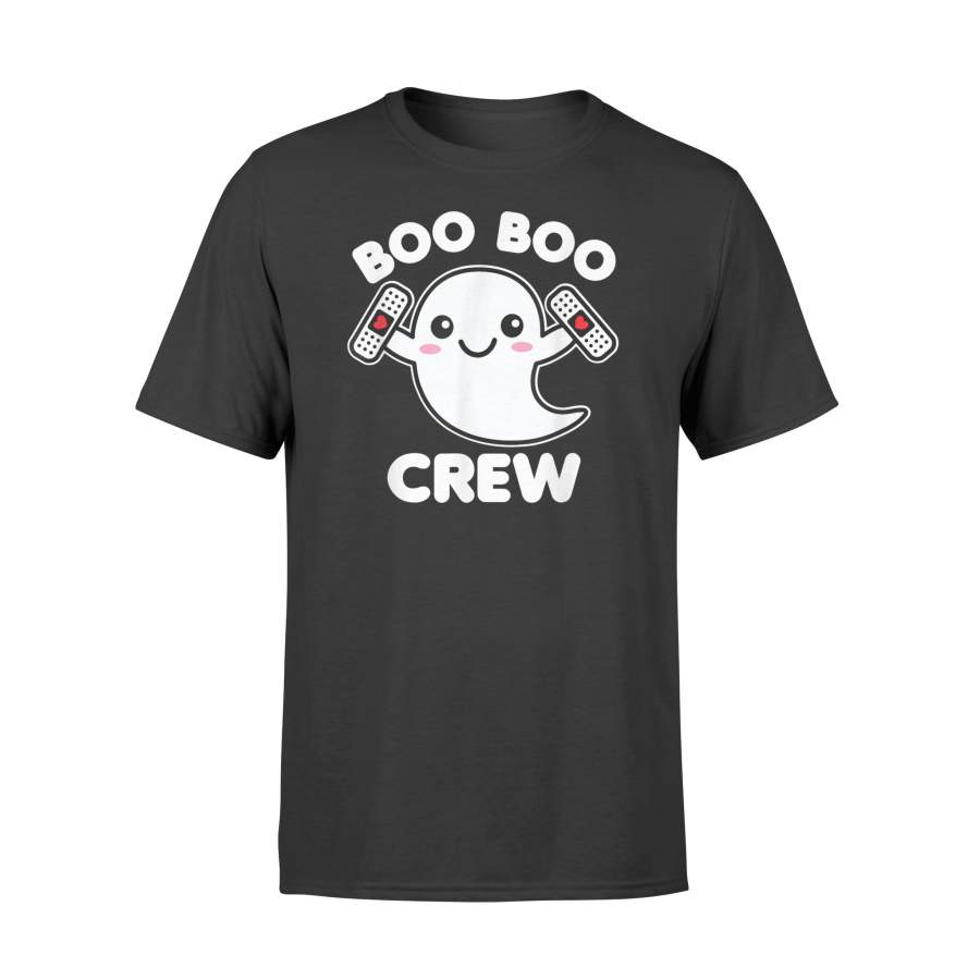 Boo Boo Crew Nurse Ghost Funny Kawaii Halloween Costume – Premium T-shirt